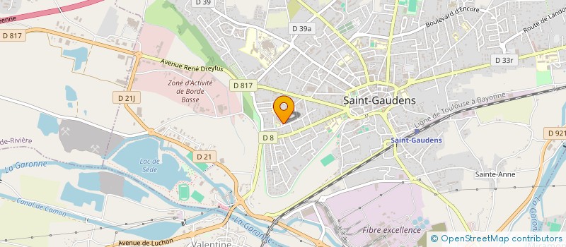 localisation de l'entreprise MADAME KELLY TISSEROND  SAINT-GAUDENS