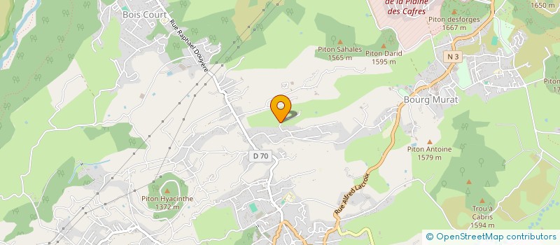 localisation de l'entreprise MADAME KELLY TOUSSAINT  LE TAMPON