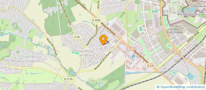 localisation de l'entreprise MADAME KELLY TRAN  CHANTELOUP-EN-BRIE