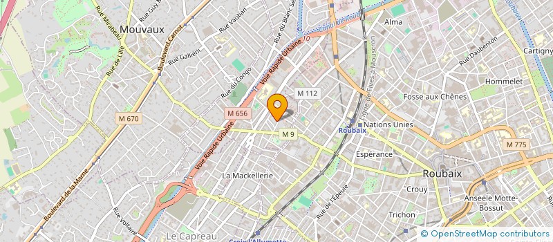 localisation de l'entreprise MADAME KELLY VANDENPLAS  TOURCOING