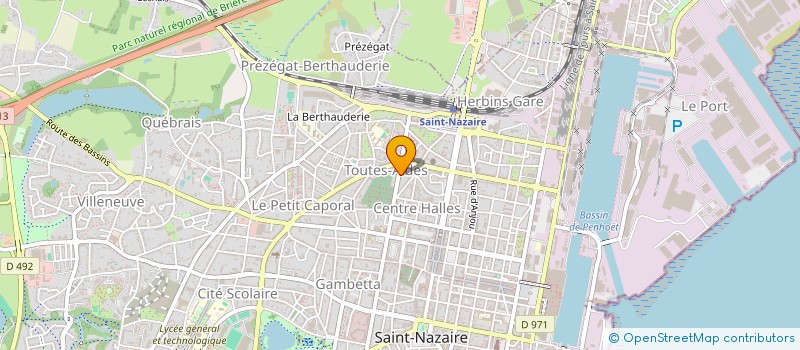 localisation de l'entreprise MADAME KELLY VASSEUR  SAINT-NAZAIRE