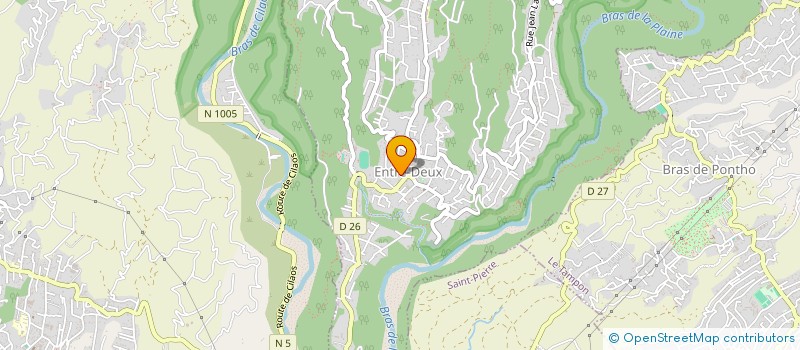 localisation de l'entreprise MADAME KELLY VILRIS  ENTRE-DEUX