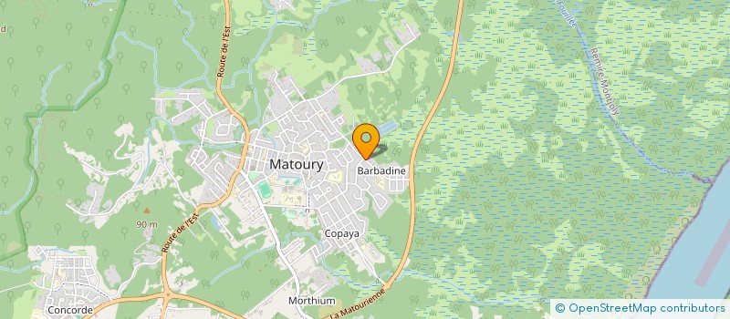 localisation de l'entreprise MADAME KELLY VOSMAER à MATOURY