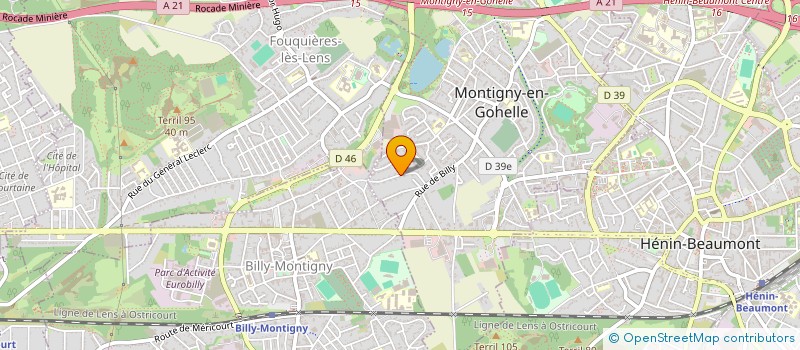 localisation de l'entreprise MADAME KELLY WOLNY à MONTIGNY-EN-GOHELLE