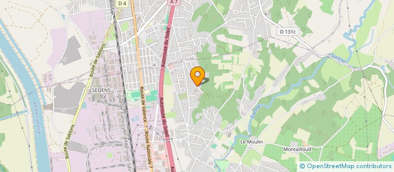 localisation de l'entreprise MADAME KELLY YILMAZ  SALAISE-SUR-SANNE