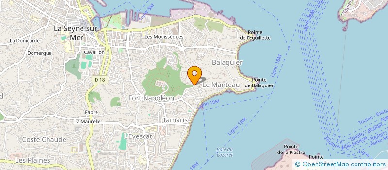 localisation de l'entreprise MADAME KELLY YNESTA à LA SEYNE-SUR-MER