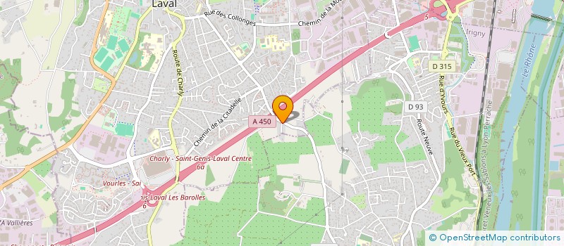 localisation de l'entreprise MADAME KELLY ZINBERG  SAINT-GENIS-LAVAL