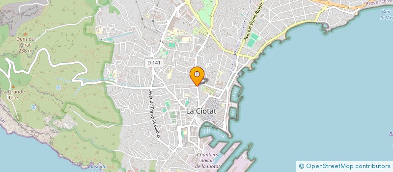 localisation de l'entreprise MADAME KELLYA ALI-AICHOUBA à LA CIOTAT