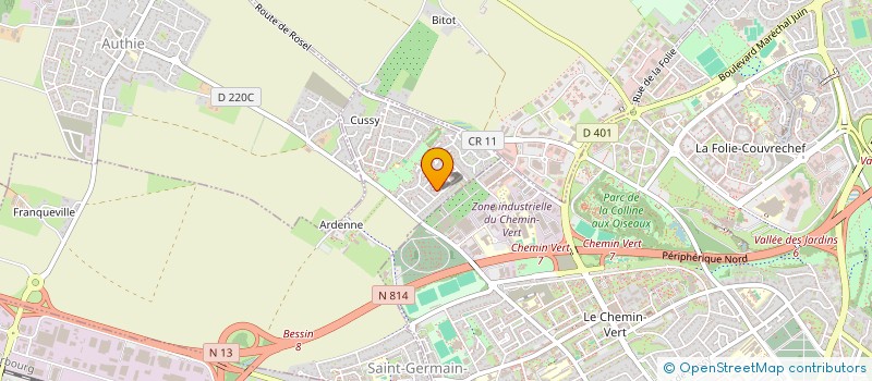 localisation de l'entreprise MADAME KELLYA SEVESTRE  SAINT-GERMAIN-LA-BLANCHE-HERBE