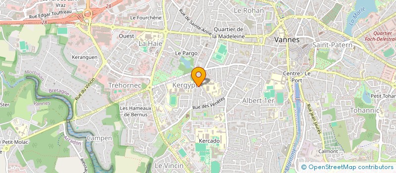localisation de l'entreprise MADAME KELMINA SIDI DJOUMOI à VANNES