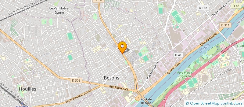 localisation de l'entreprise MADAME KELSANG LHAKYI TSOKA TSANG à BEZONS