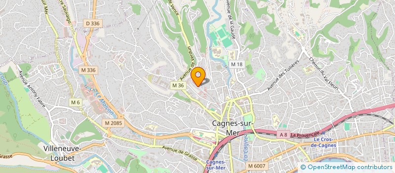 localisation de l'entreprise MADAME KELTHOUM HAMRAOUI à CAGNES-SUR-MER