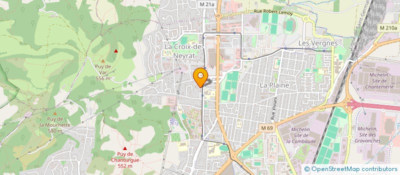 localisation de l'entreprise MADAME KELTOUM BARRI  CLERMONT-FERRAND