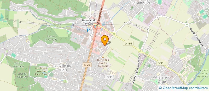 localisation de l'entreprise MADAME KELTOUM BESSADOK à BALLAINVILLIERS