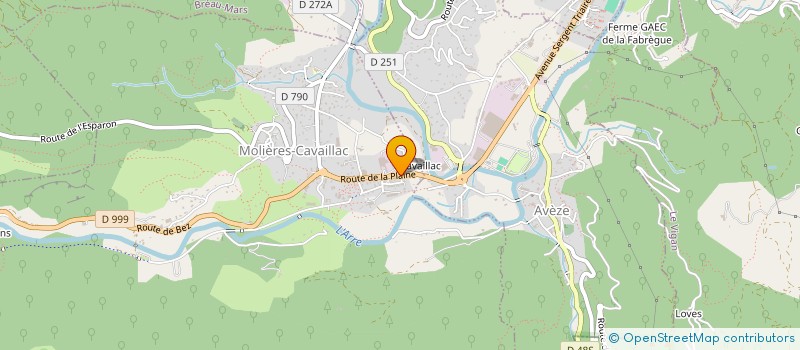 localisation de l'entreprise MADAME KELTOUM HADDAOUI  MOLIERES-CAVAILLAC