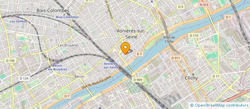 localisation de l'entreprise MADAME KELTOUM HARZALLAH  ASNIERES-SUR-SEINE