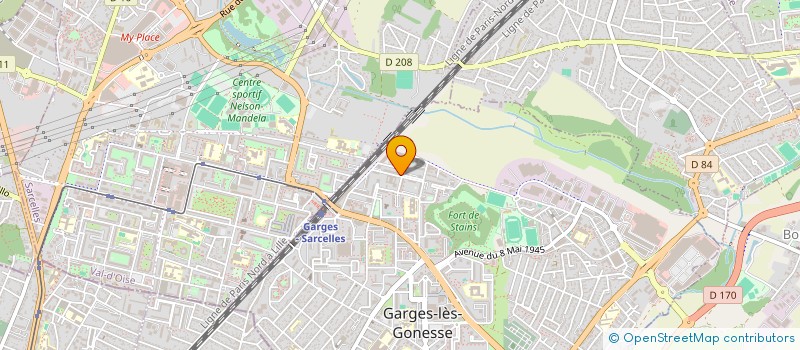 localisation de l'entreprise MADAME KELTOUM MEDJEKDOUD  GARGES-LES-GONESSE