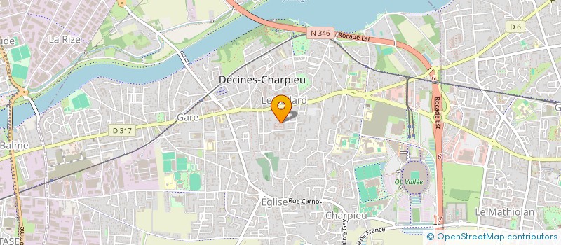 localisation de l'entreprise MADAME KELTOUM MOUZAIKA  DECINES-CHARPIEU