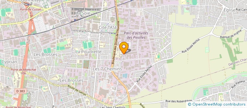 localisation de l'entreprise MADAME KELTY CAREW  DECINES-CHARPIEU