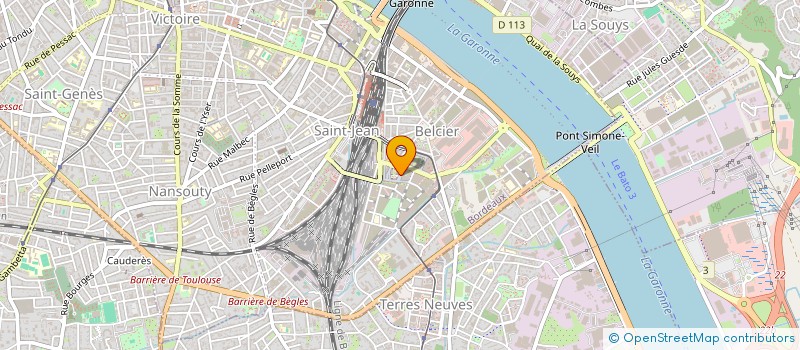 localisation de l'entreprise MADAME KELYANA LEANA COIPEL BARLAGNE  BORDEAUX