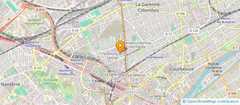 localisation de l'entreprise MADAME KELYANE VISBEEK à COURBEVOIE