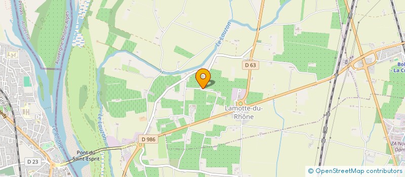 localisation de l'entreprise MADAME KELYNE GODIN à LAMOTTE-DU-RHONE