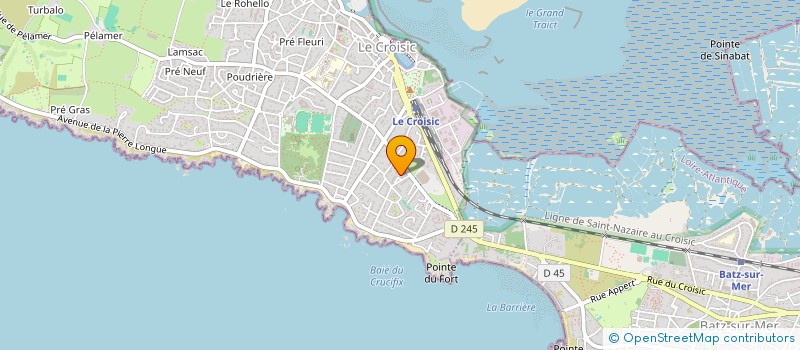 localisation de l'entreprise MADAME KEMBAFENO ZAFIMAHOVA  LE CROISIC