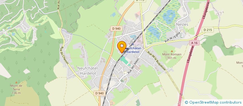 localisation de l'entreprise MADAME KENDOU SY  NEUFCHATEL-HARDELOT