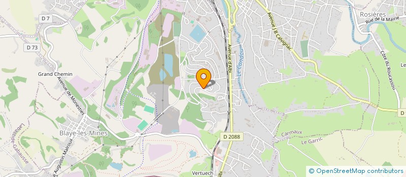 localisation de l'entreprise MADAME KENDRA LOPEZ  BLAYE-LES-MINES