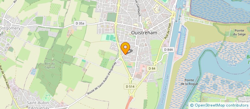 localisation de l'entreprise MADAME KENDRA PREVEL  OUISTREHAM