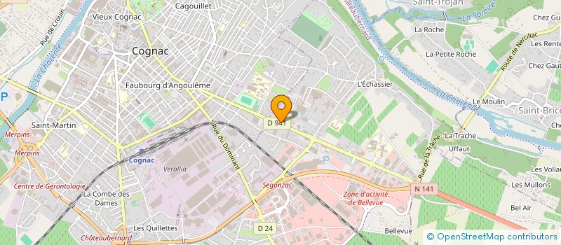 localisation de l'entreprise MADAME KENE PHAY PHONE  CHATEAUBERNARD