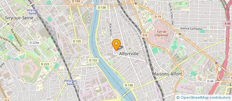 localisation de l'entreprise MADAME KENJY GILLES à ALFORTVILLE