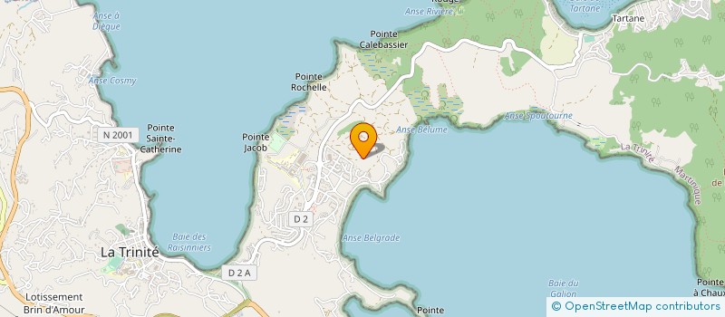 localisation de l'entreprise MADAME KENSAY JOSEPHINE  TRINITE