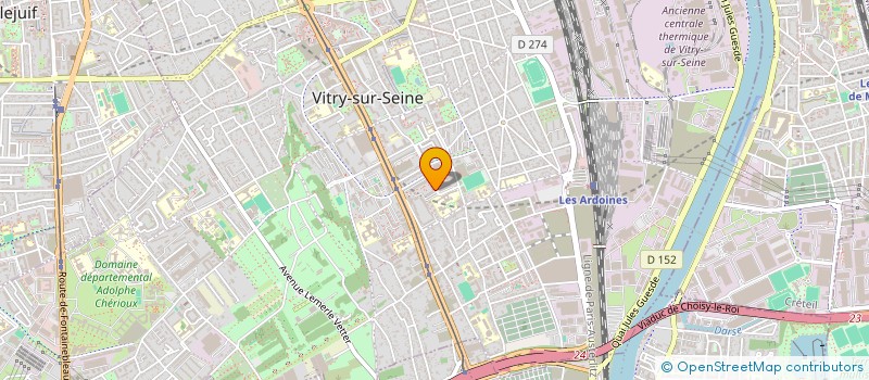 localisation de l'entreprise MADAME KENYA VIRTOS à VITRY-SUR-SEINE