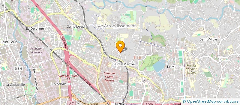localisation de l'entreprise MADAME KENZA AHMED-BRAHIM à MARSEILLE 14EME