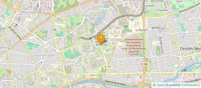 localisation de l'entreprise MADAME KENZA AMAIMIA  RENNES