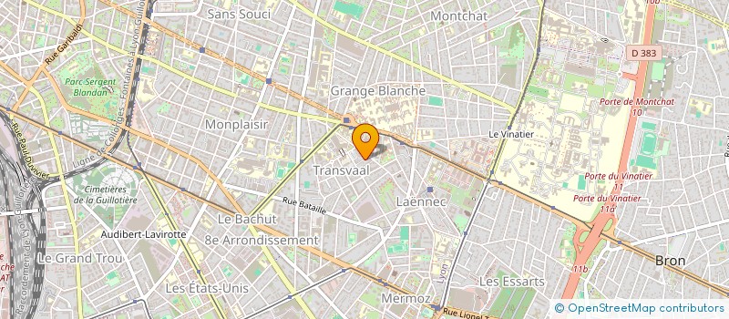 localisation de l'entreprise MADAME KENZA AMIROUCHE  LYON