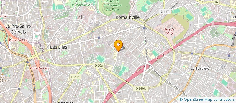 localisation de l'entreprise MADAME KENZA ANEKIK à BAGNOLET