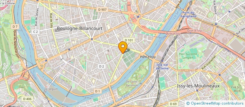 localisation de l'entreprise MADAME KENZA BENDJEDI  BOULOGNE-BILLANCOURT