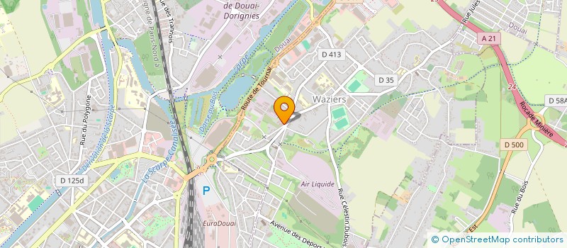 localisation de l'entreprise MADAME KENZA BENMOULAI  WAZIERS