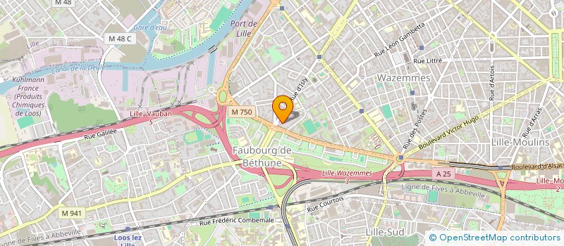 localisation de l'entreprise MADAME KENZA BENOHOUD  LILLE