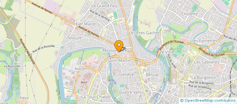 localisation de l'entreprise MADAME KENZA BENRHAMOUS à NIORT