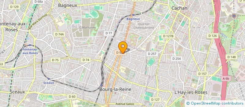 localisation de l'entreprise MADAME KENZA BENYAHIA à BOURG-LA-REINE