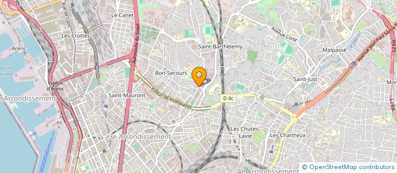 localisation de l'entreprise MADAME KENZA BOUAMER à MARSEILLE