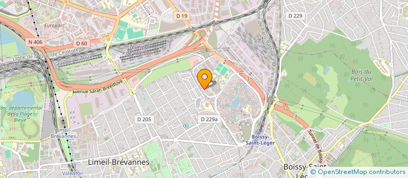 localisation de l'entreprise MADAME KENZA BOUDJEDOU à BOISSY-SAINT-LEGER