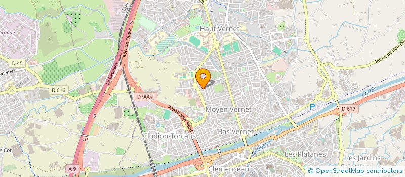 localisation de l'entreprise MADAME KENZA BOUDRAI  PERPIGNAN