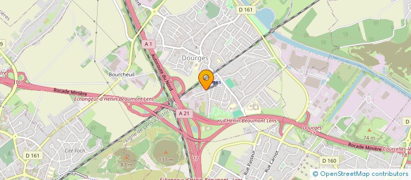 localisation de l'entreprise MADAME KENZA BOUNOUA  DOURGES