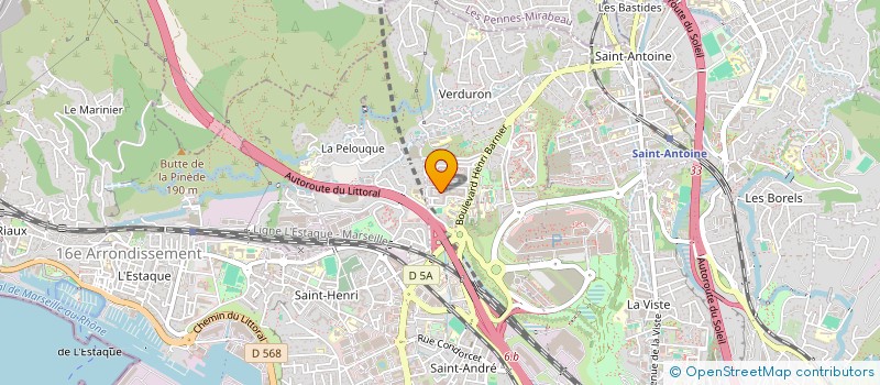 localisation de l'entreprise MADAME KENZA BOUZOUINA  MARSEILLE