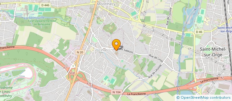 localisation de l'entreprise MADAME KENZA BRULE  MONTLHERY