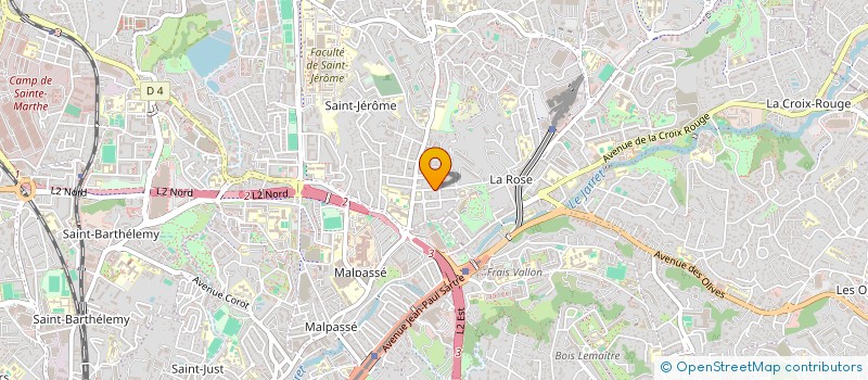 localisation de l'entreprise MADAME KENZA CHAA  MARSEILLE 13EME